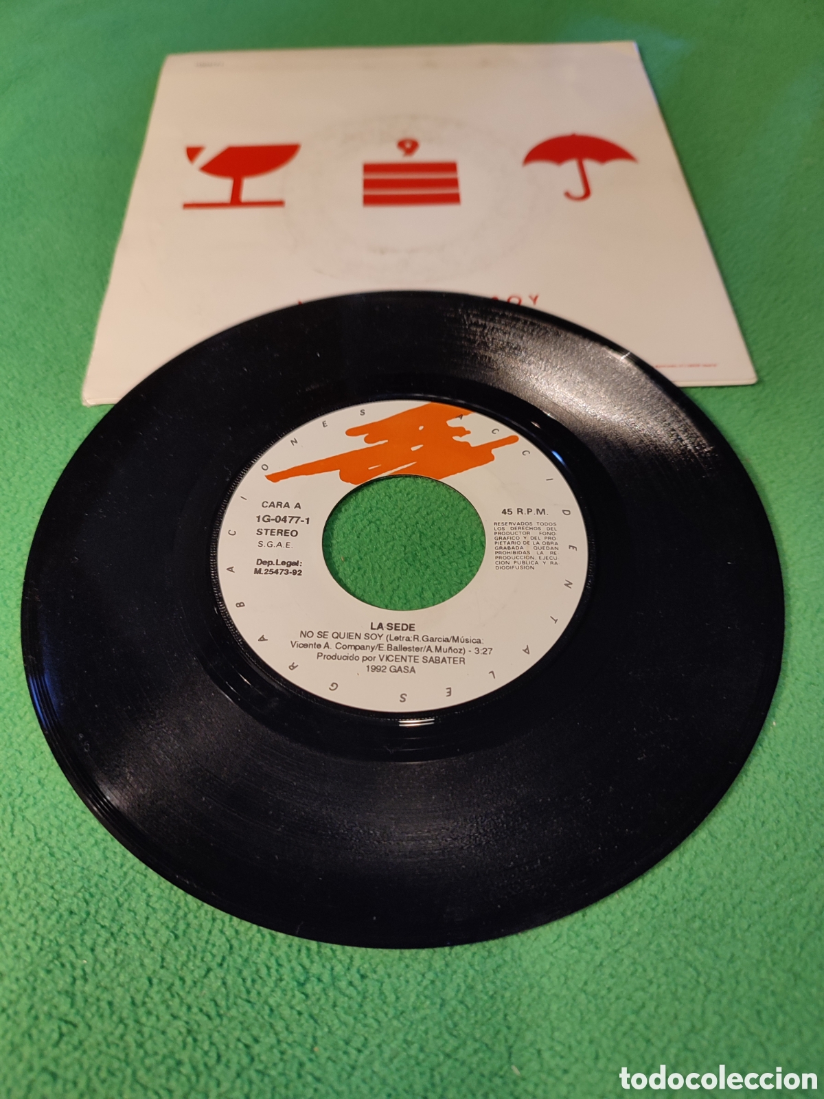 Discos de vinilo: La Sede - Nose qui&eacute;n soy - Foto 2