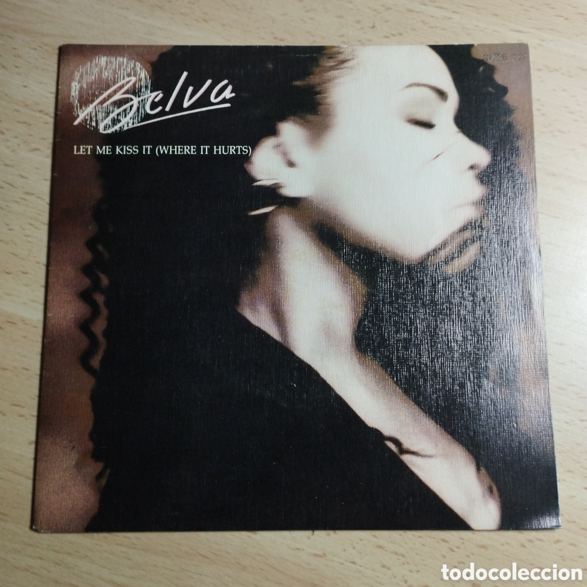 Discos de vinilo: Single 7&rdquo; PROMO Belva 1989 Let me kiss it ( 2 versiones)