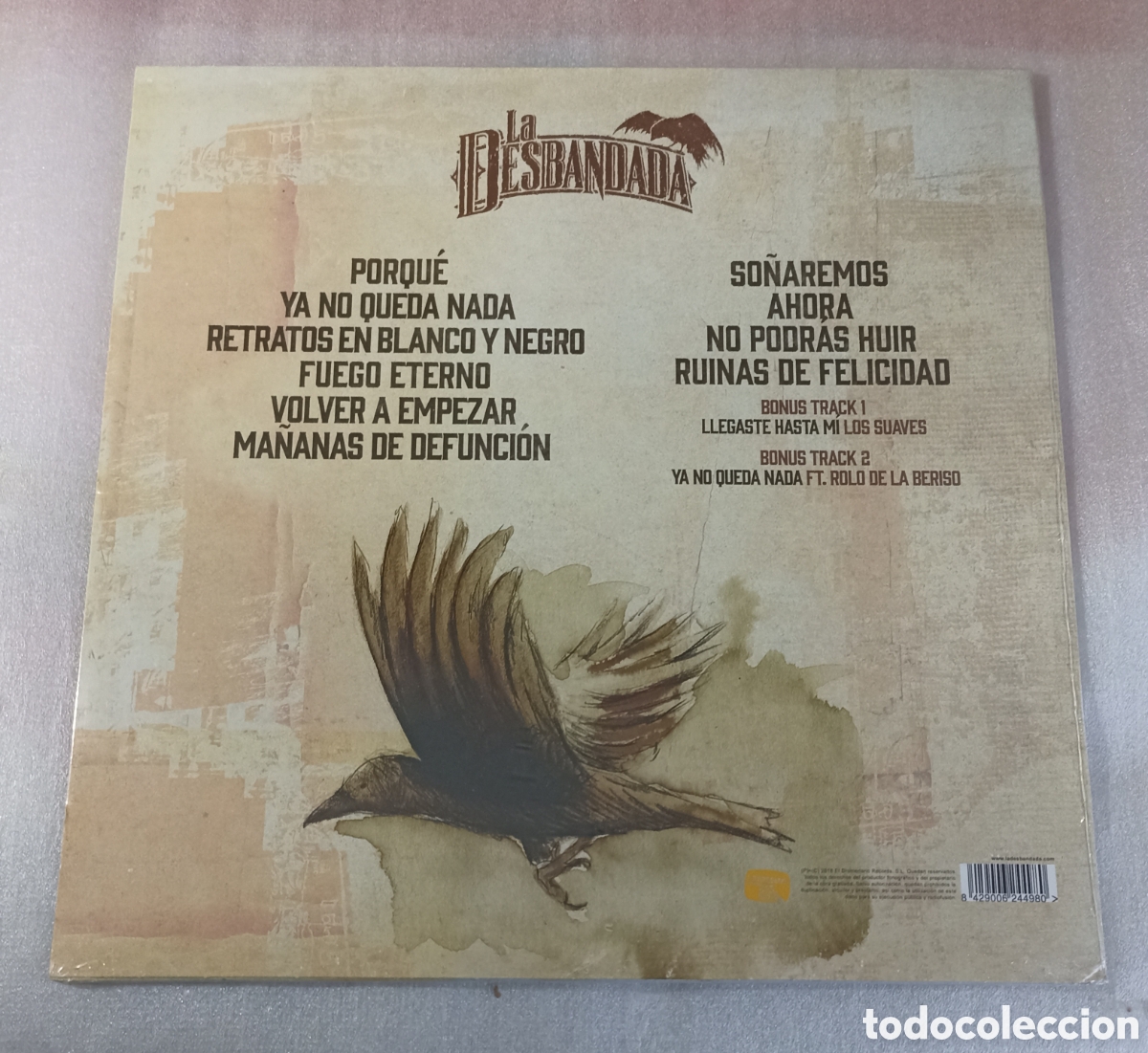 Discos de vinilo: Disco vinilo La Desbandada-Acabamos de empezar - Foto 2