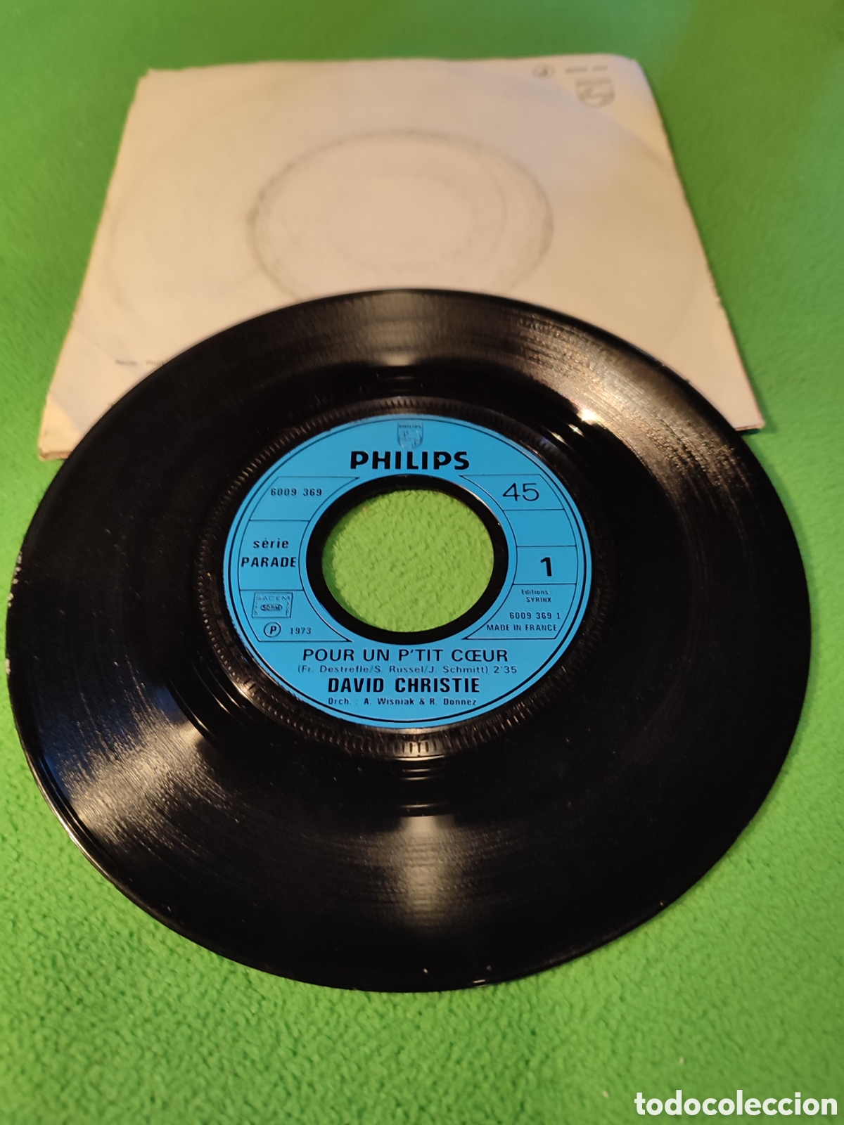 Discos de vinilo: David Christie - Pour un ptit coeur - Foto 2