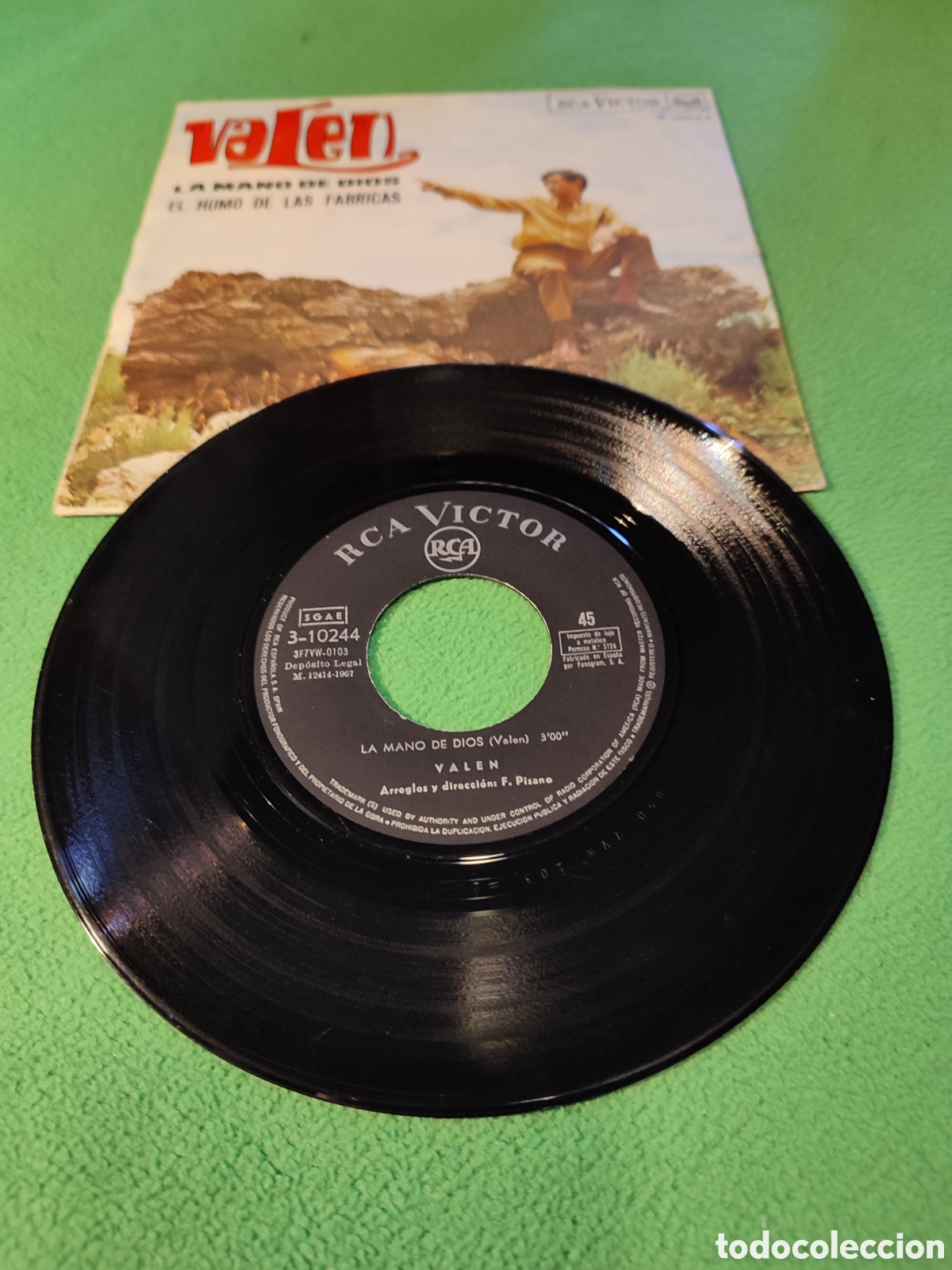 Discos de vinilo: Valen - La mano de Dios - Foto 2