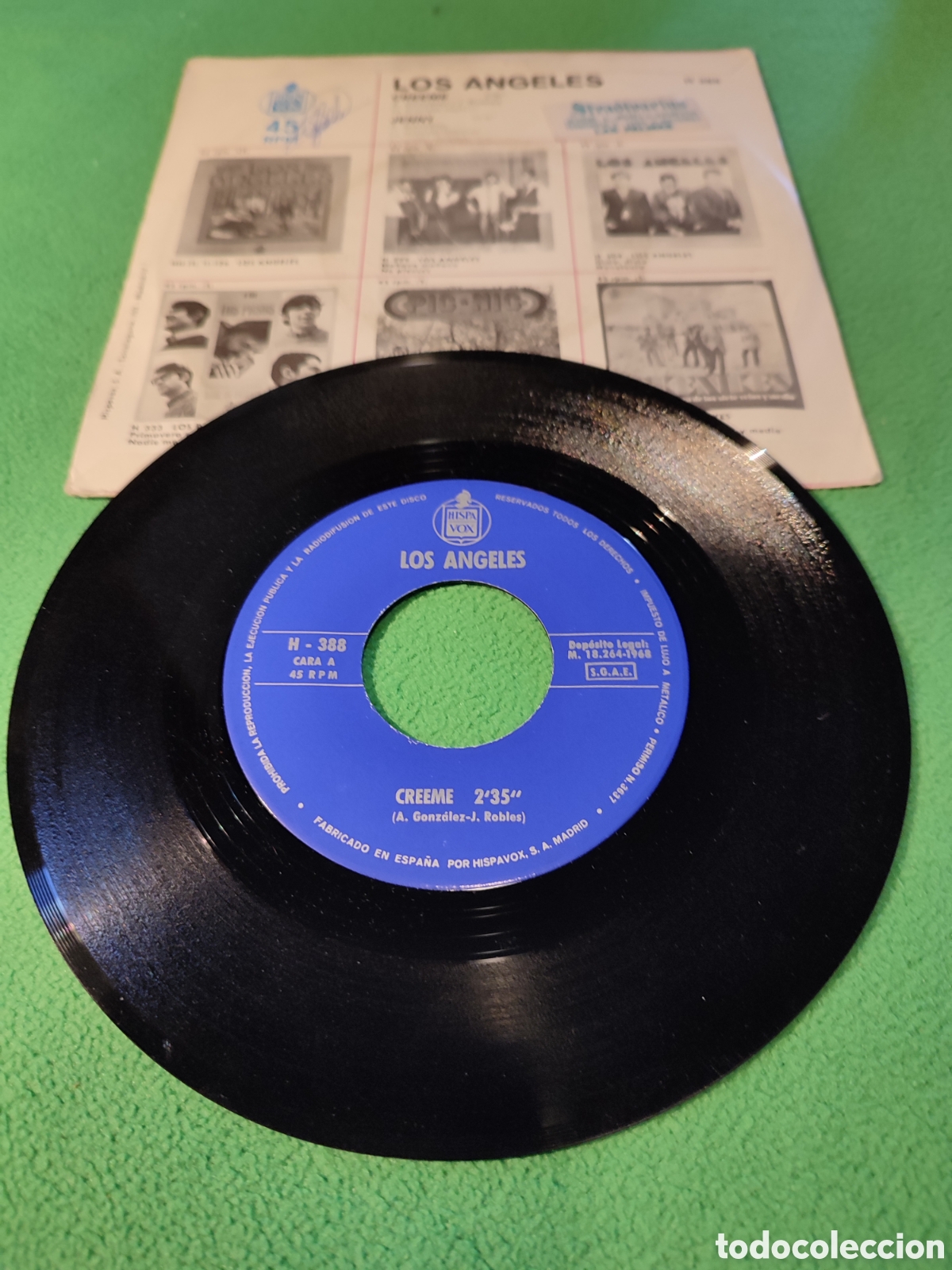 Discos de vinilo: Los &Aacute;ngeles - Cr&eacute;eme - Foto 2