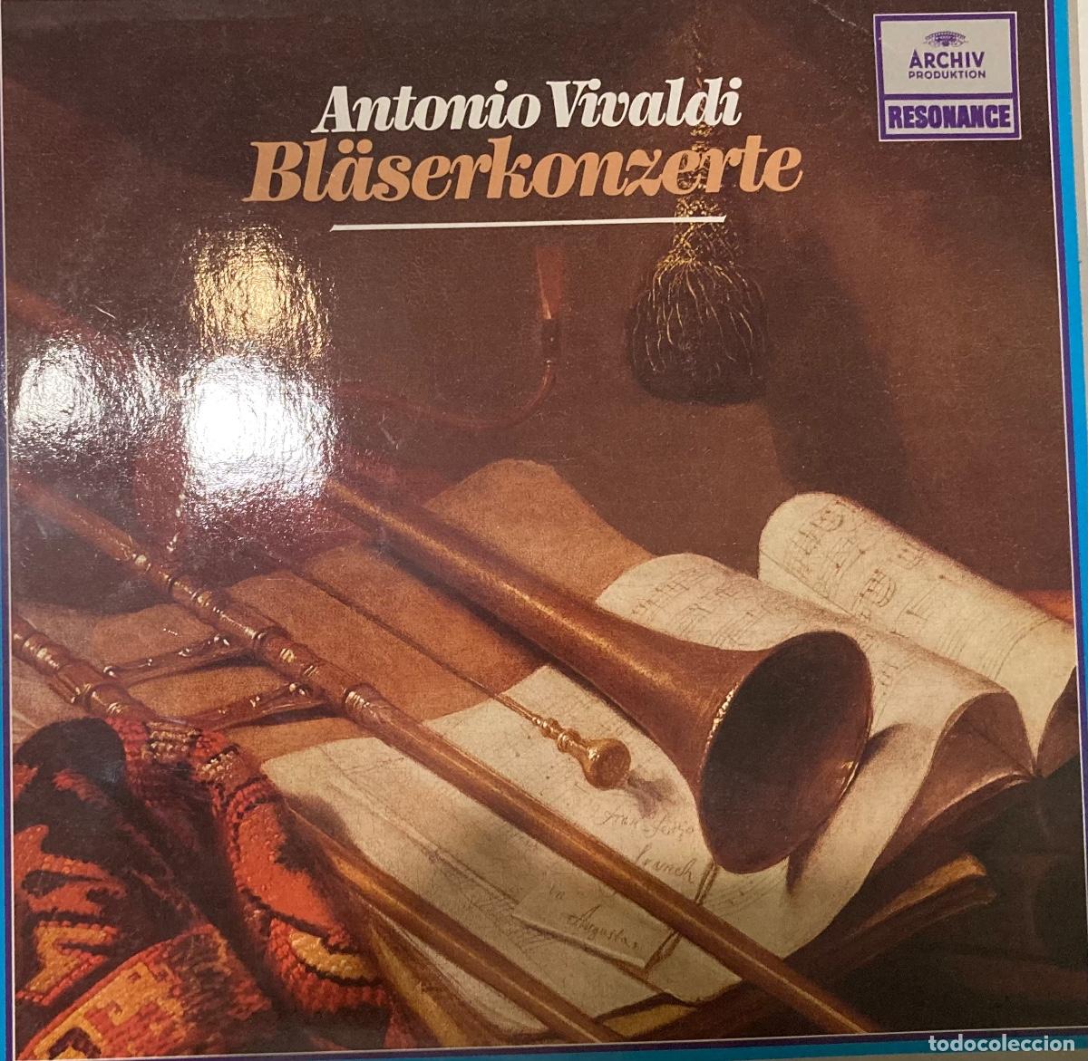 Discos de vinilo: DISCO L P. ANTONIO VIVALDI. BL&Auml;SERKONZERTE EDICI&Oacute;N ALEMANA