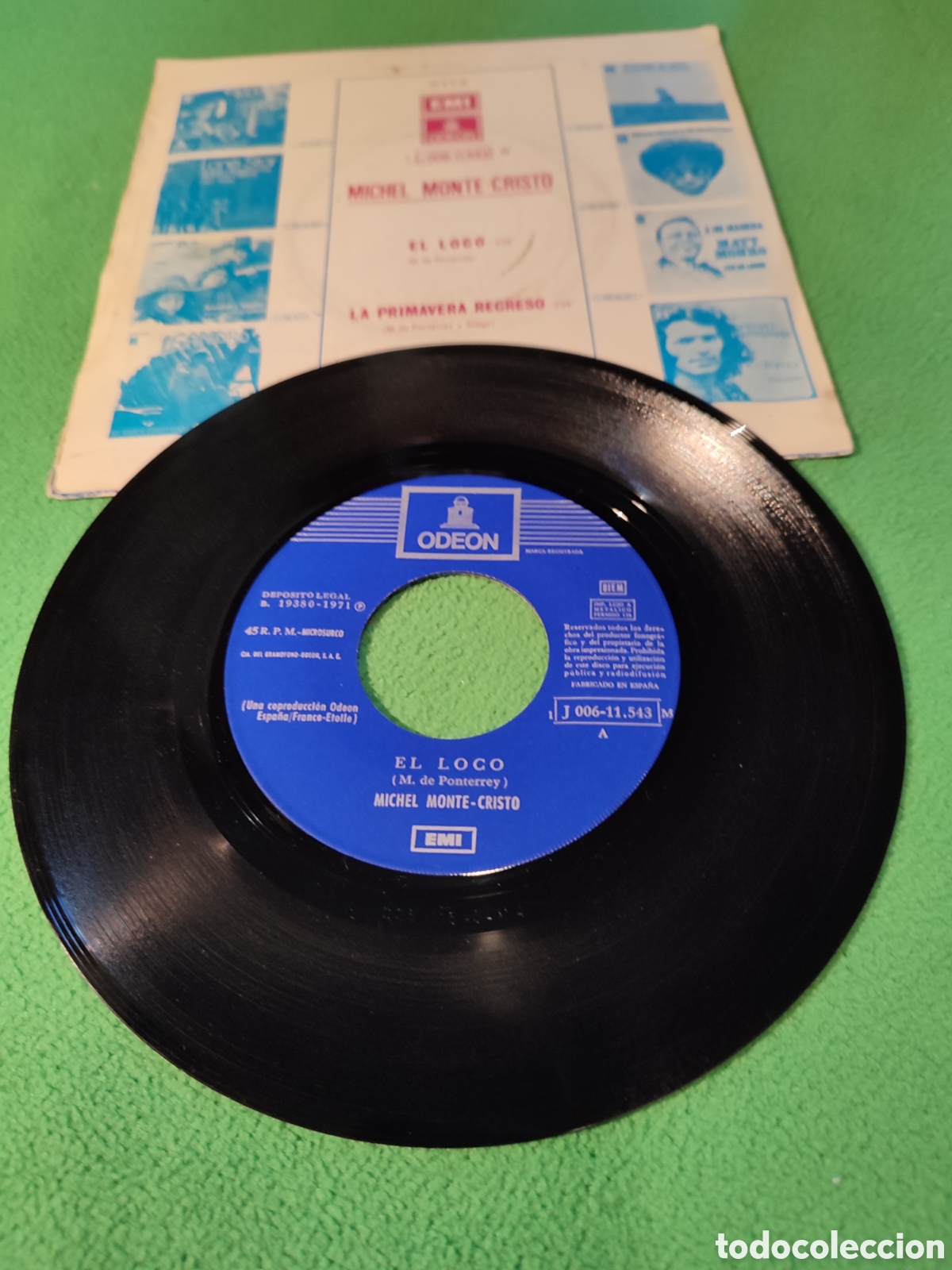 Discos de vinilo: Michel Monte -Cristo - El loco - Foto 2