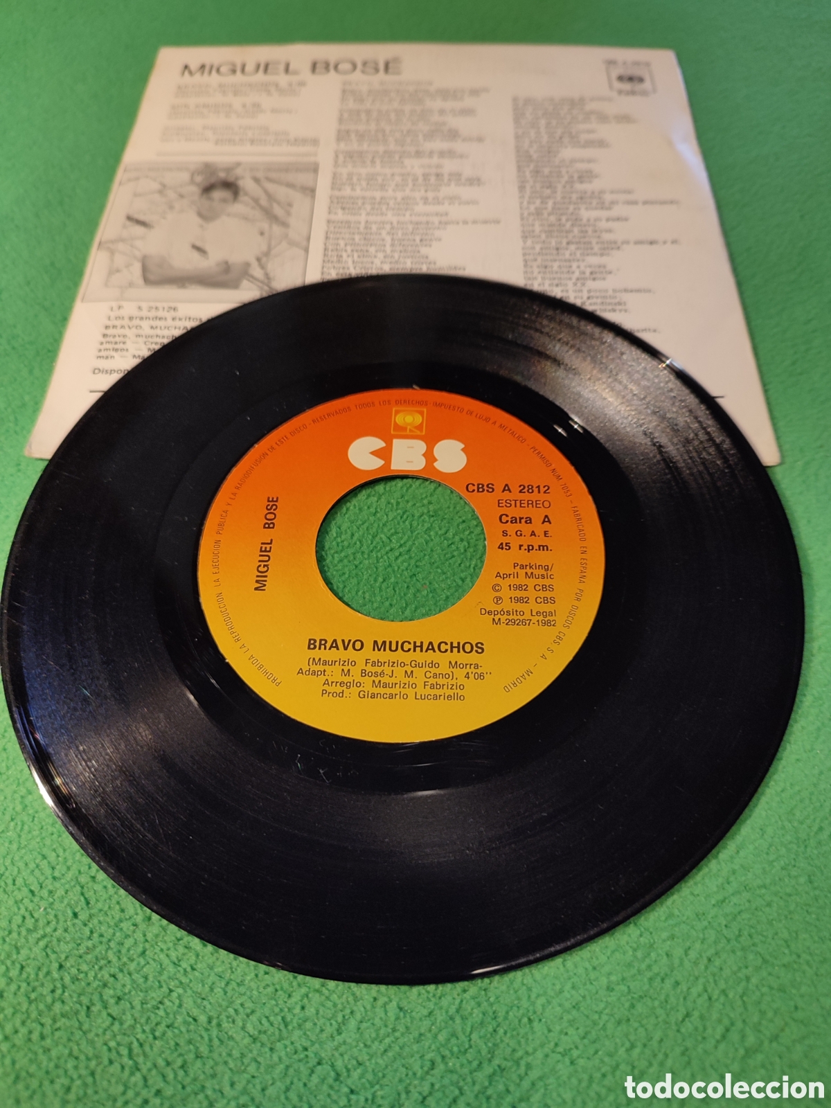 Discos de vinilo: Miguel Bos&eacute; - Bravo muchacho - Foto 2