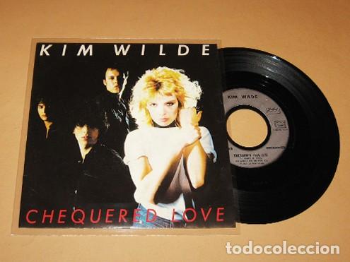 Discos de vinilo: KIM WILDE - CHEQUERED LOVE - SINGLE - 1981 - IMPORT - EL HIT 80'S MAS POTENTE DE KIM WILDE