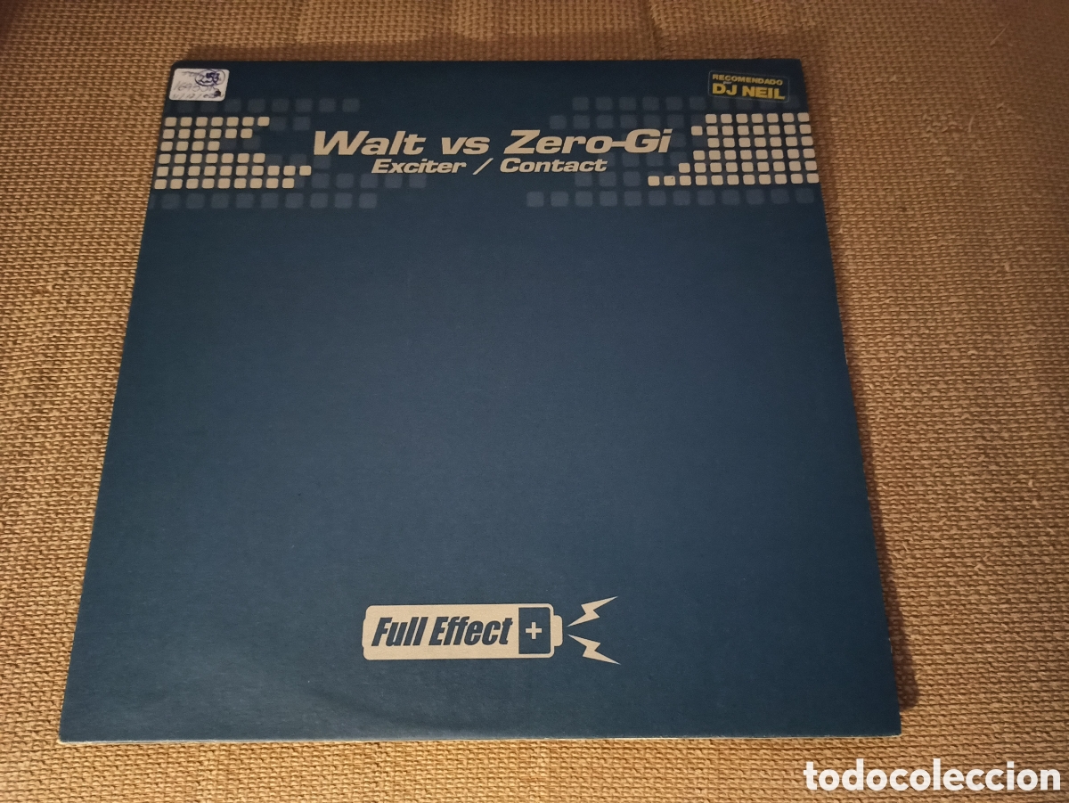 Discos de vinilo: Walt vs. Zero-Gi - Exciter / Contact (12&rdquo;) - Foto 1