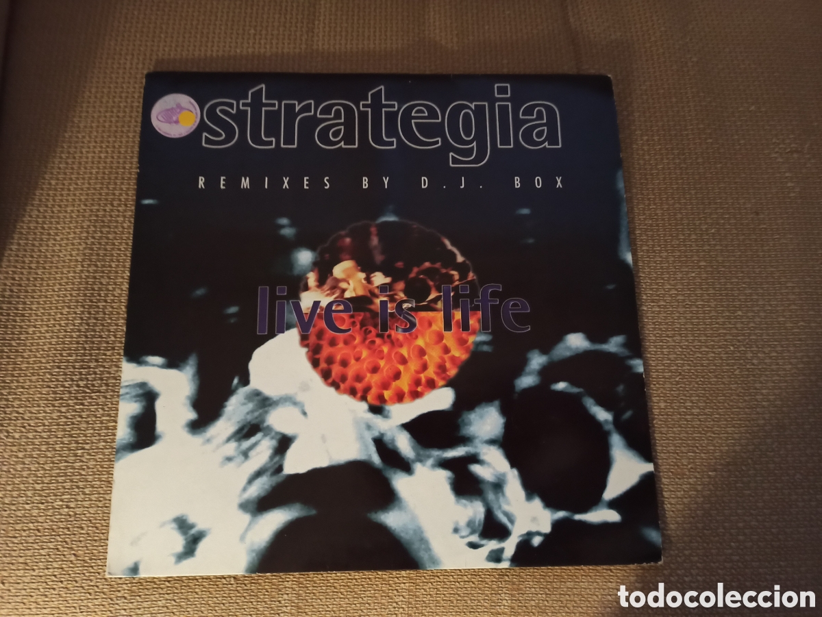 Discos de vinilo: Strategia - Live Is Life (12&rdquo;) - Foto 1