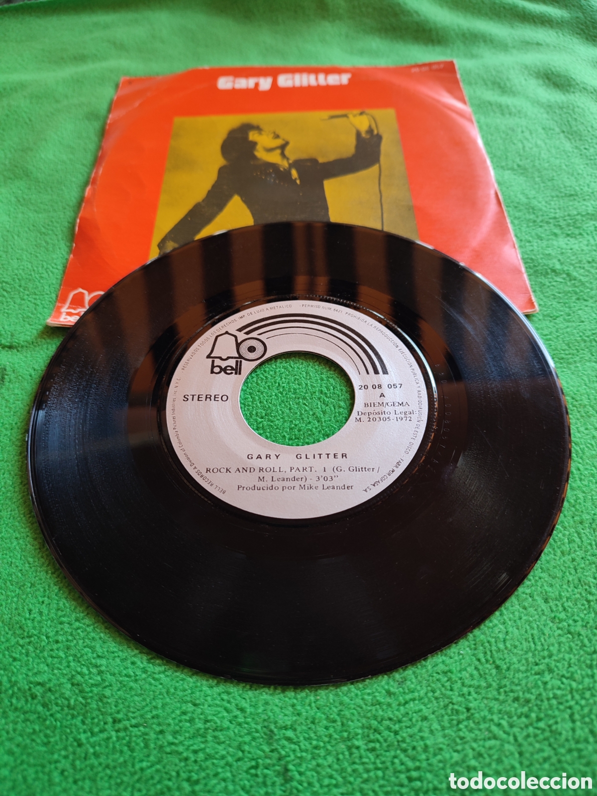 Discos de vinilo: Gary Glitter - Rock and Roll part 1-2 - Foto 2