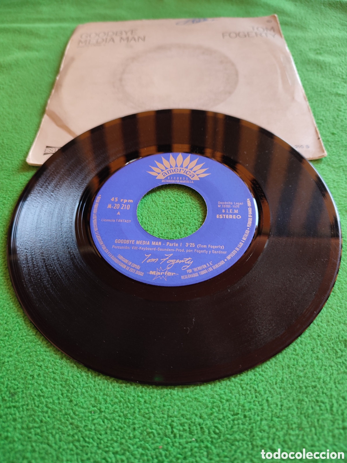 Discos de vinilo: Tom Fogerty - Goodbye media man - Foto 2
