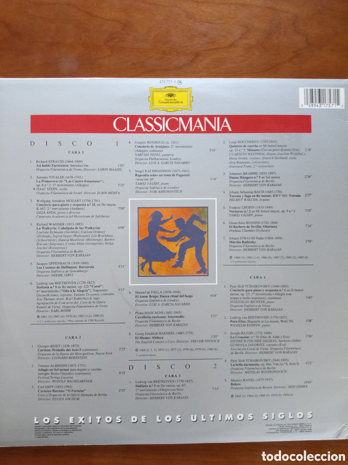 Discos de vinilo: CLASSICMANIA DOBLE LP 1991 - Foto 2