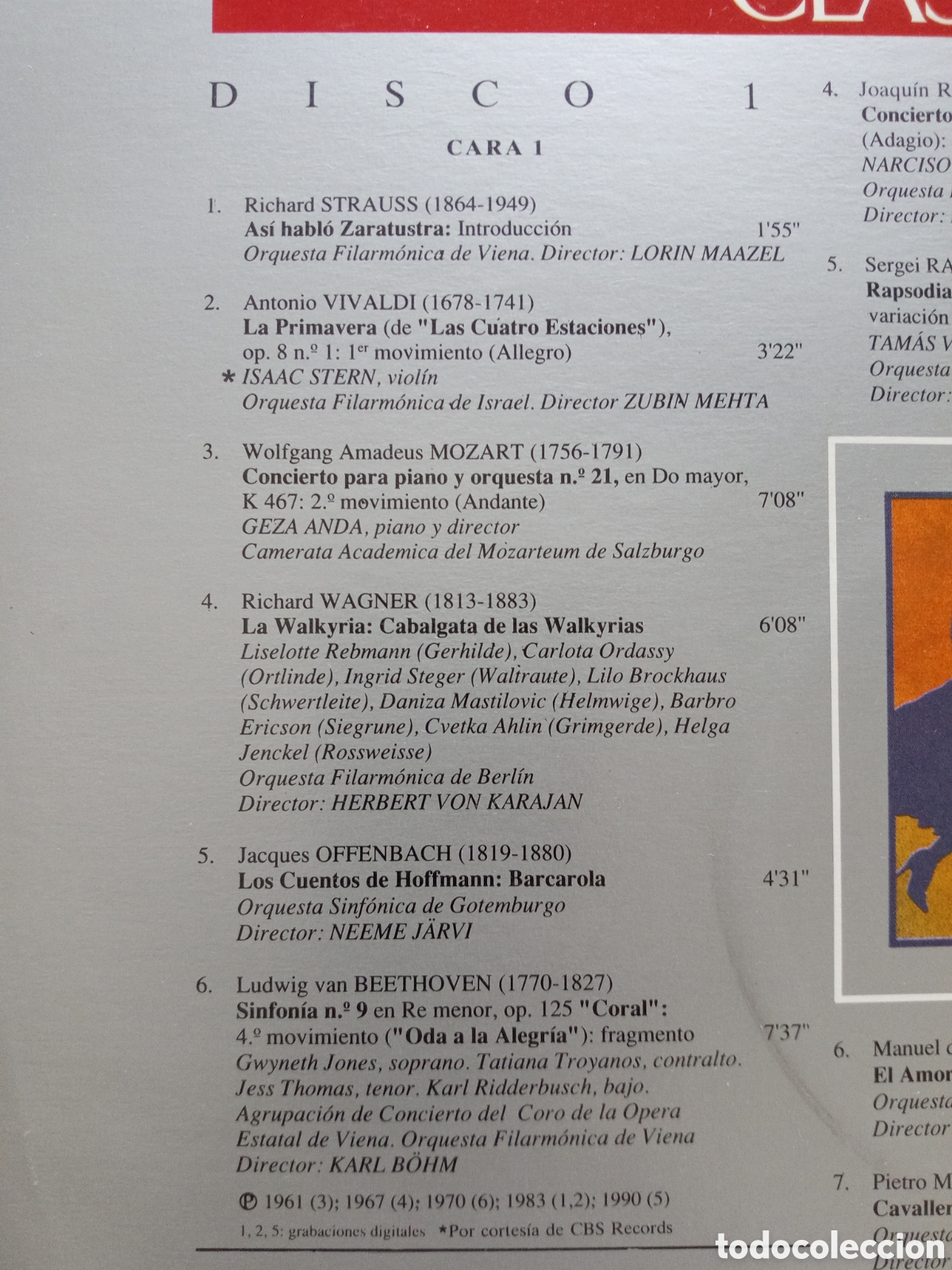 Discos de vinilo: CLASSICMANIA DOBLE LP 1991 - Foto 3