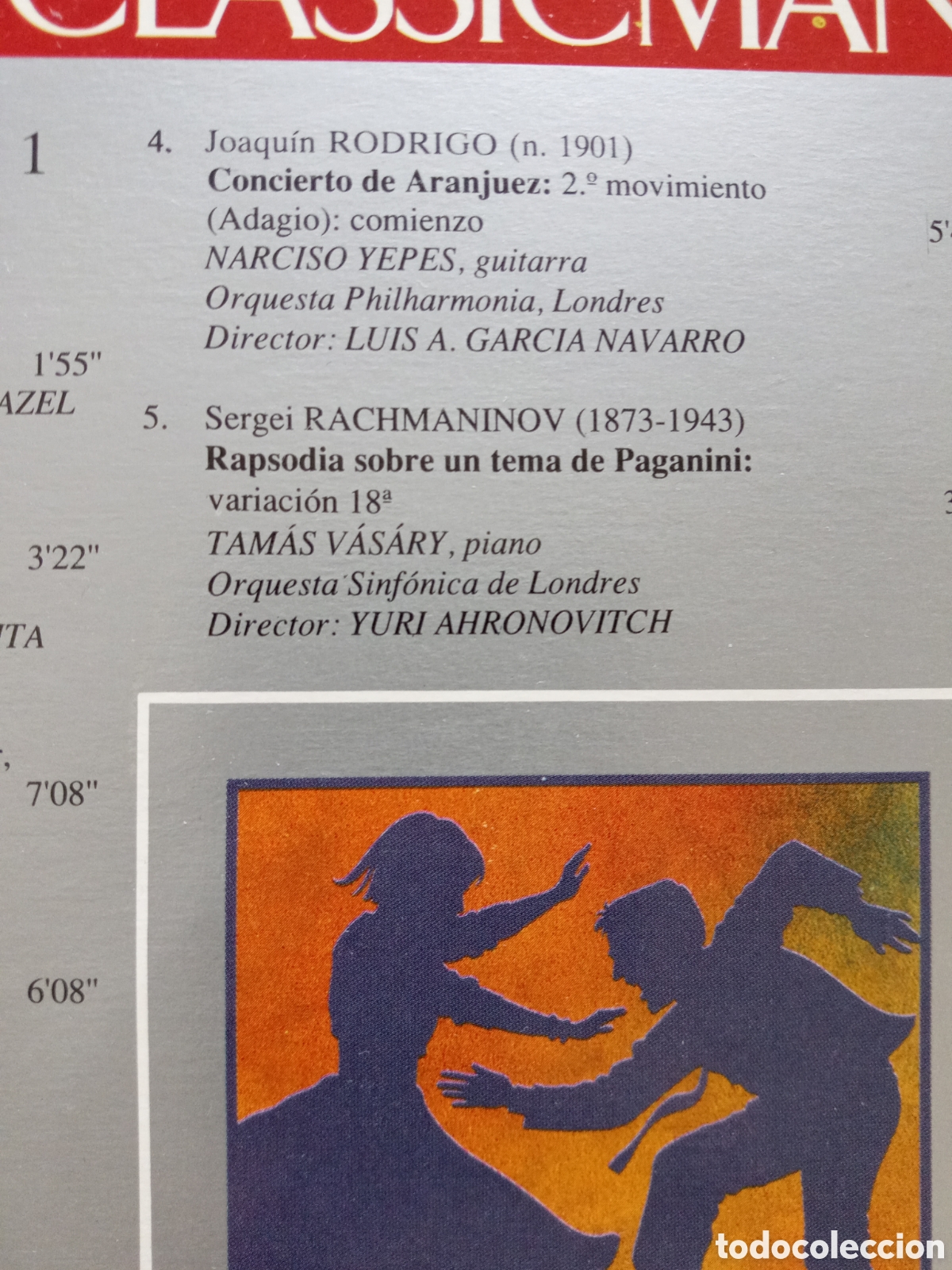 Discos de vinilo: CLASSICMANIA DOBLE LP 1991 - Foto 5