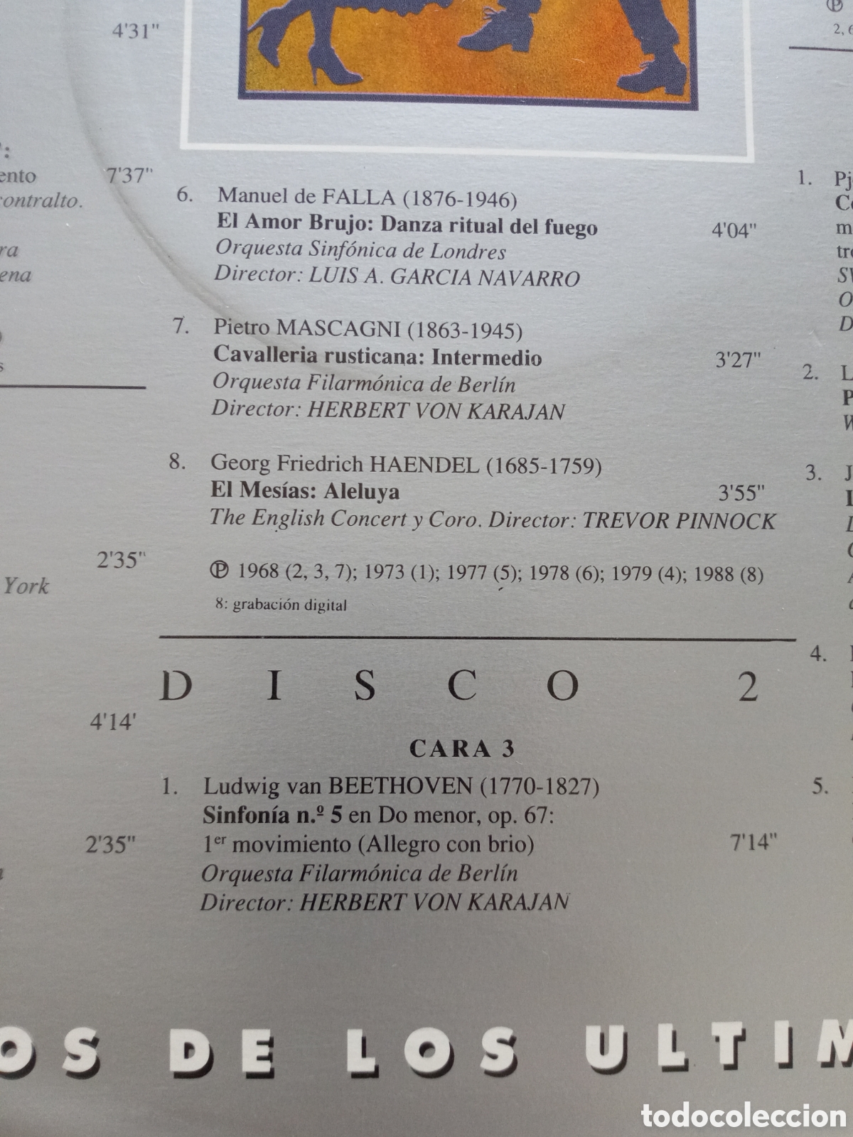Discos de vinilo: CLASSICMANIA DOBLE LP 1991 - Foto 6
