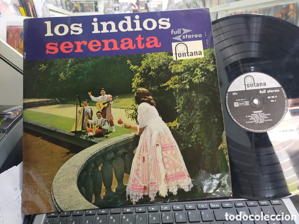 Discos de vinilo: Los indios LP serenata holanda - Foto 1