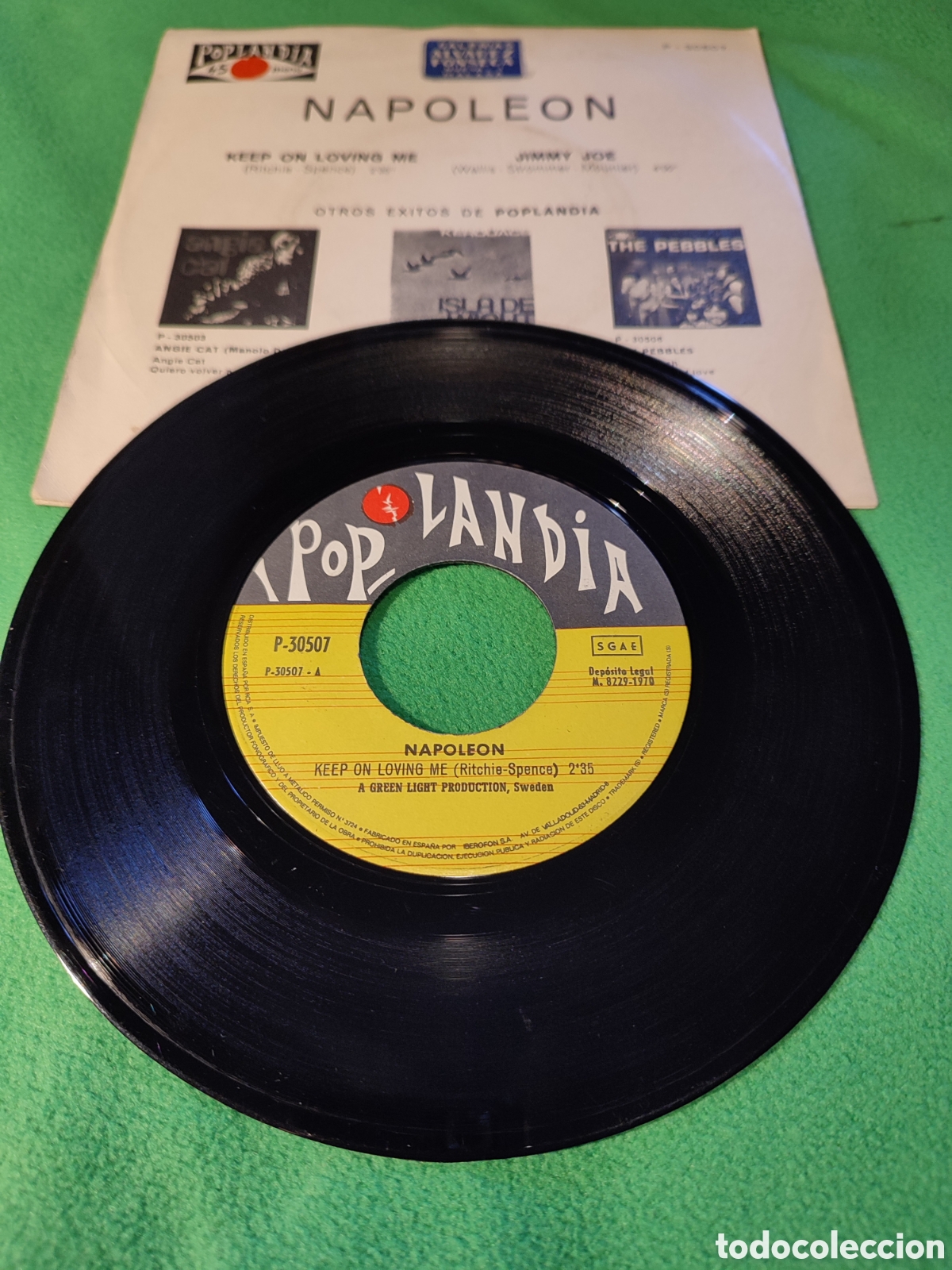 Discos de vinilo: Napole&oacute;n - Keep on Living me - Foto 2