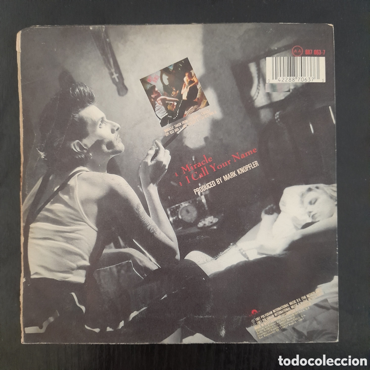 Discos de vinilo: Willy DeVille &ndash; Miracle. Vinilo, 7&rdquo;, Single, 45 RPM 1987 Espa&ntilde;a - Foto 2
