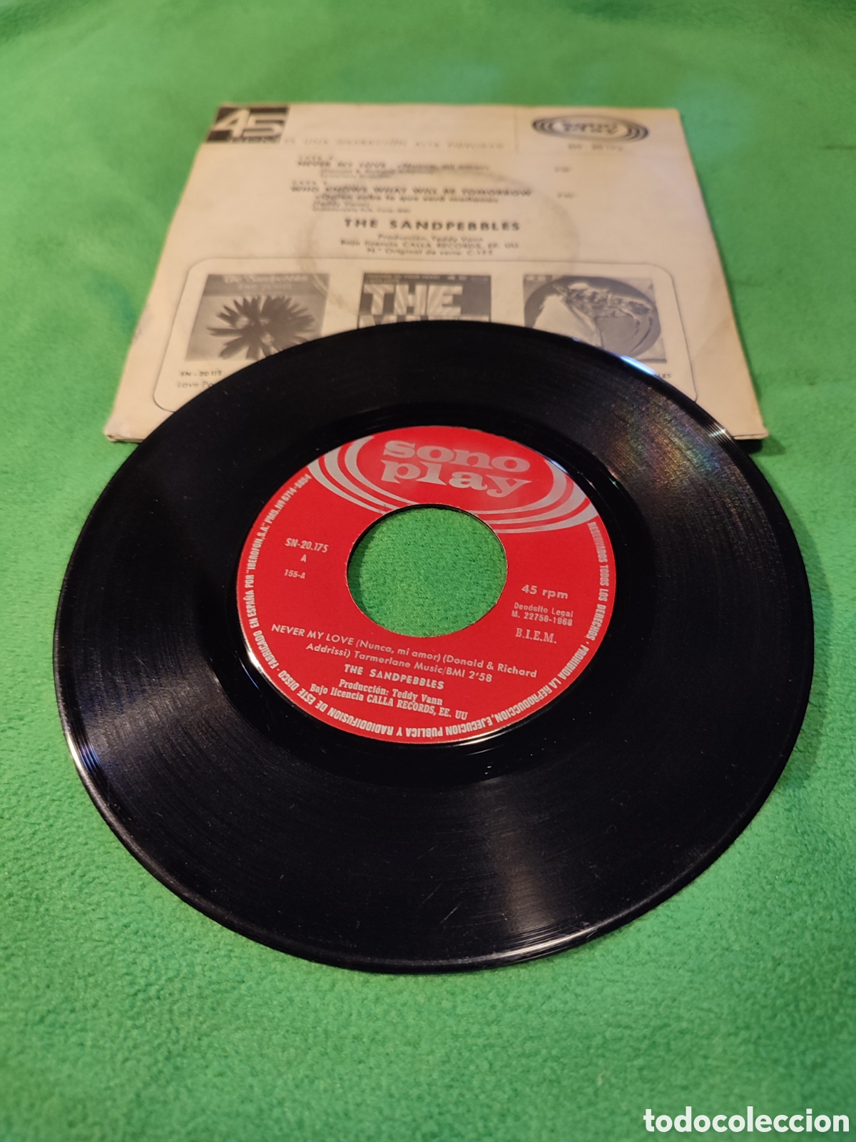 Discos de vinilo: The Sandpebbles - Never my Love - Foto 2