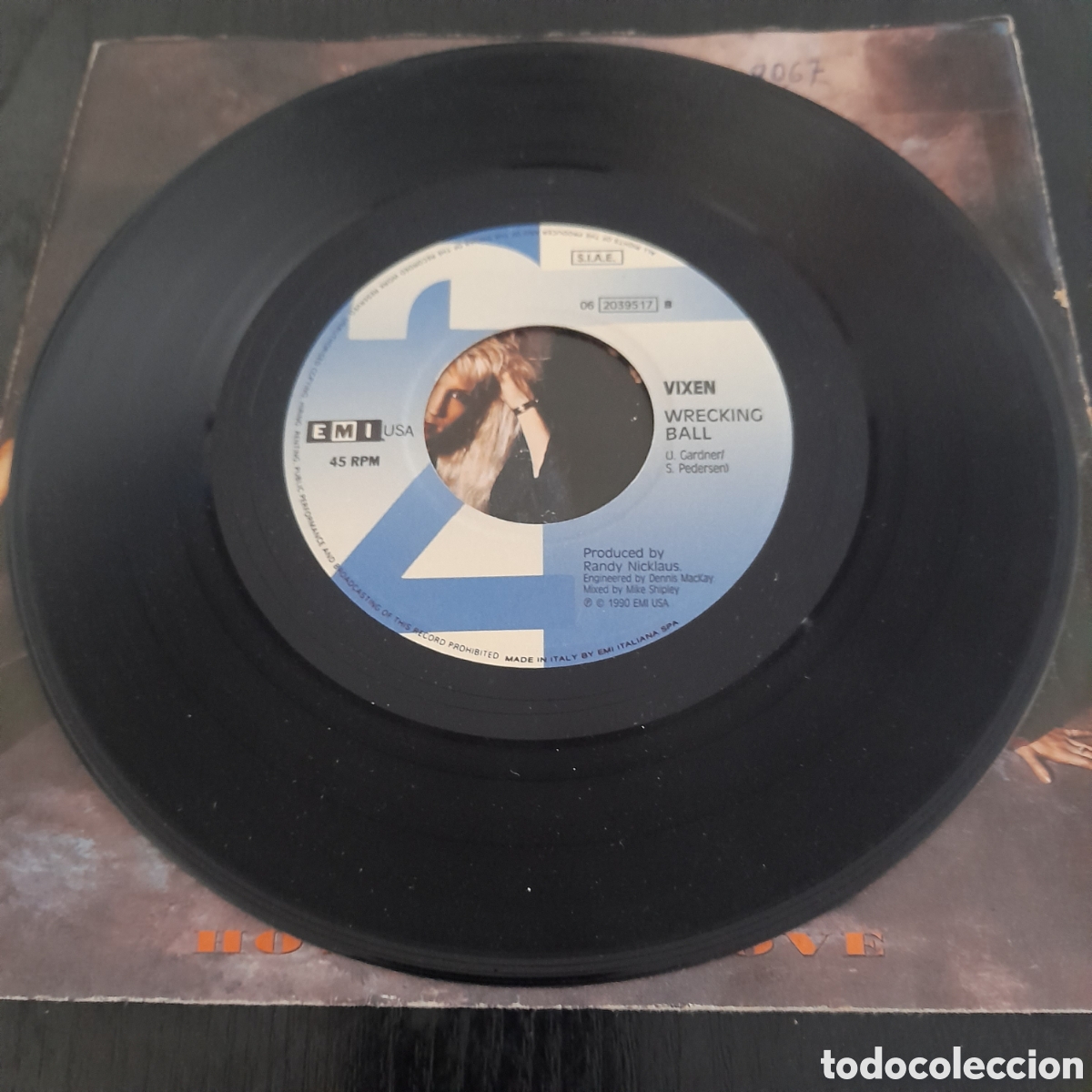 Discos de vinilo: Vixen &ndash; How Much Love. Vinilo, 7&rdquo;, Single 1990 - Foto 4
