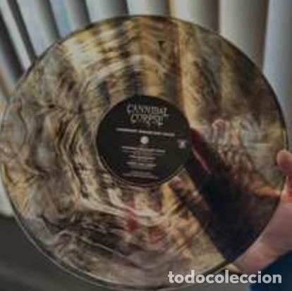 Discos de vinilo: 12&rdquo; CANNIBAL CORPSE HAMMER SMASHED FACE - LIMITADO - PRECINTADO black Ice colored - ETCHED SIDE - Foto 2