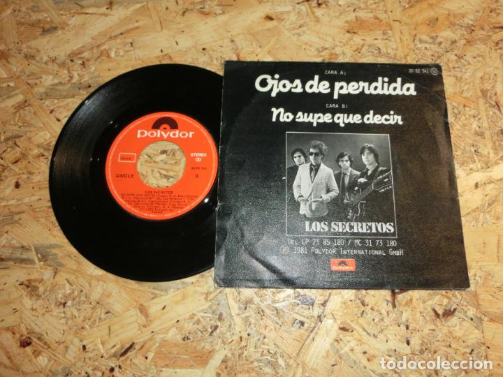 Discos de vinilo: LOS SECRETOS - OJOS DE PERDIDA - Foto 2