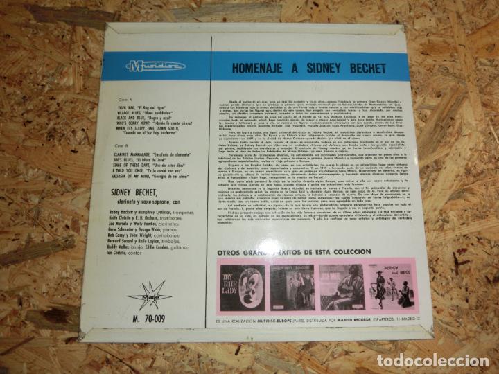 Discos de vinilo: SIDNEY BECHET - HOMENAJE A SIDNEY BECHET - Foto 2