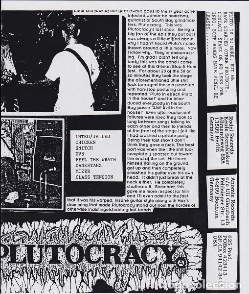 Discos de vinilo: Plutocracy / Phobia &ndash; Dankdaddies / Phobia - Foto 4