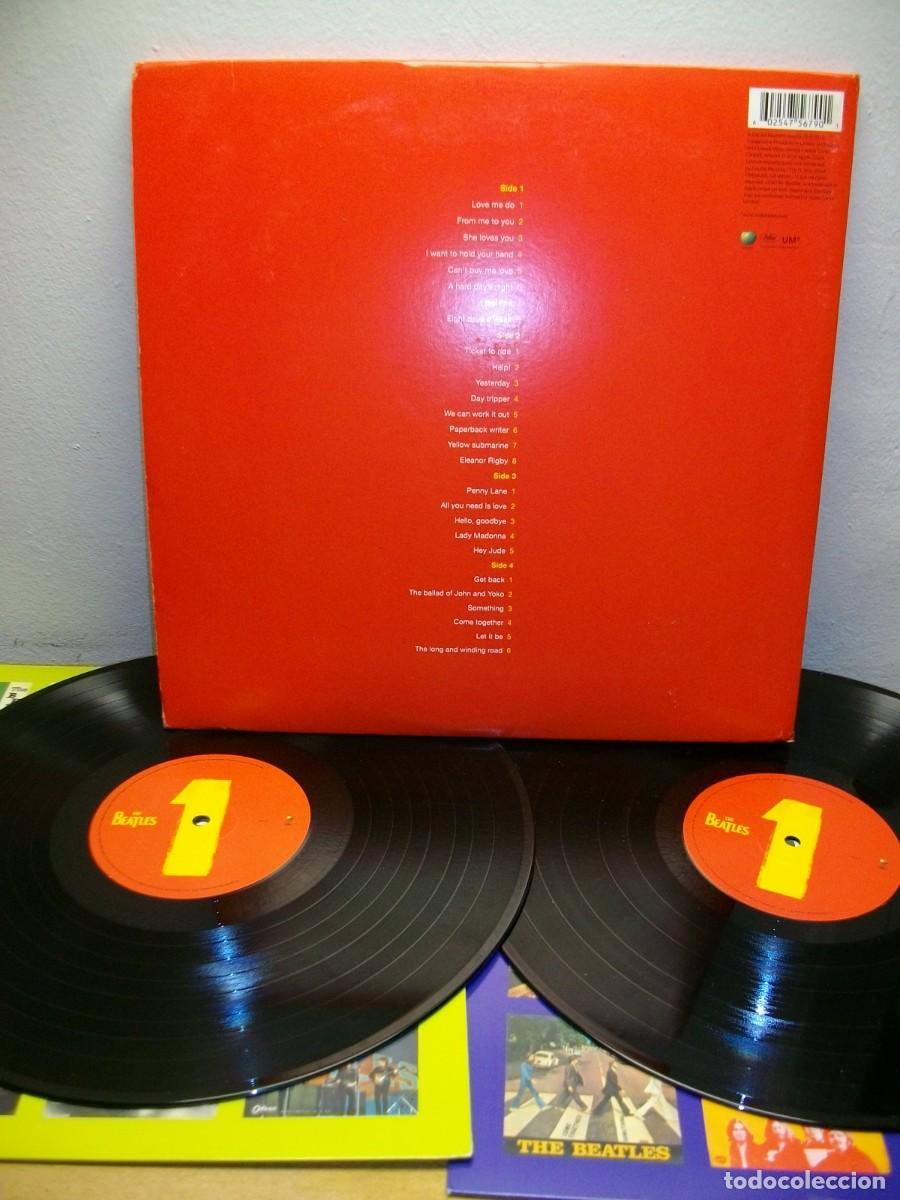 Discos de vinilo: THE BEATLES one - 4 POSTALES 2 x LP - Foto 2