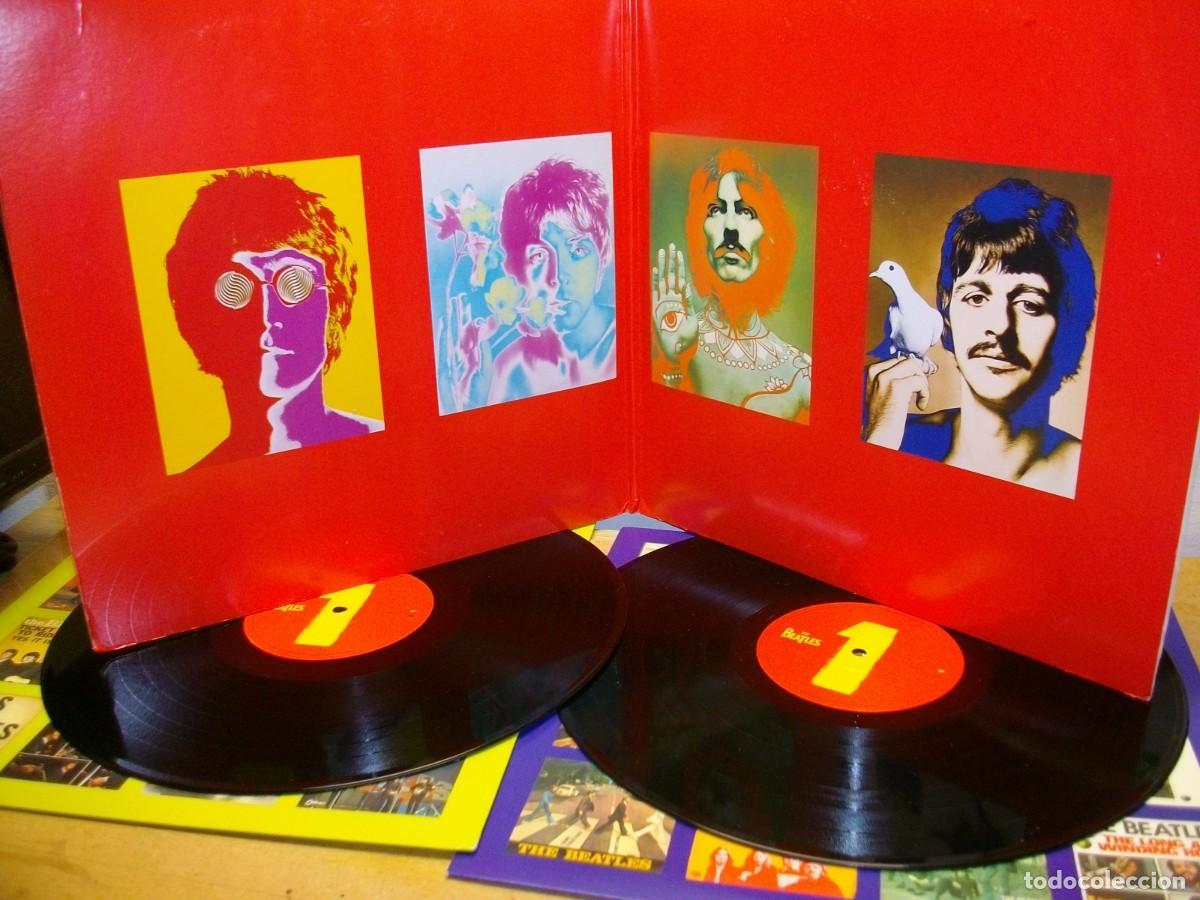 Discos de vinilo: THE BEATLES one - 4 POSTALES 2 x LP - Foto 3
