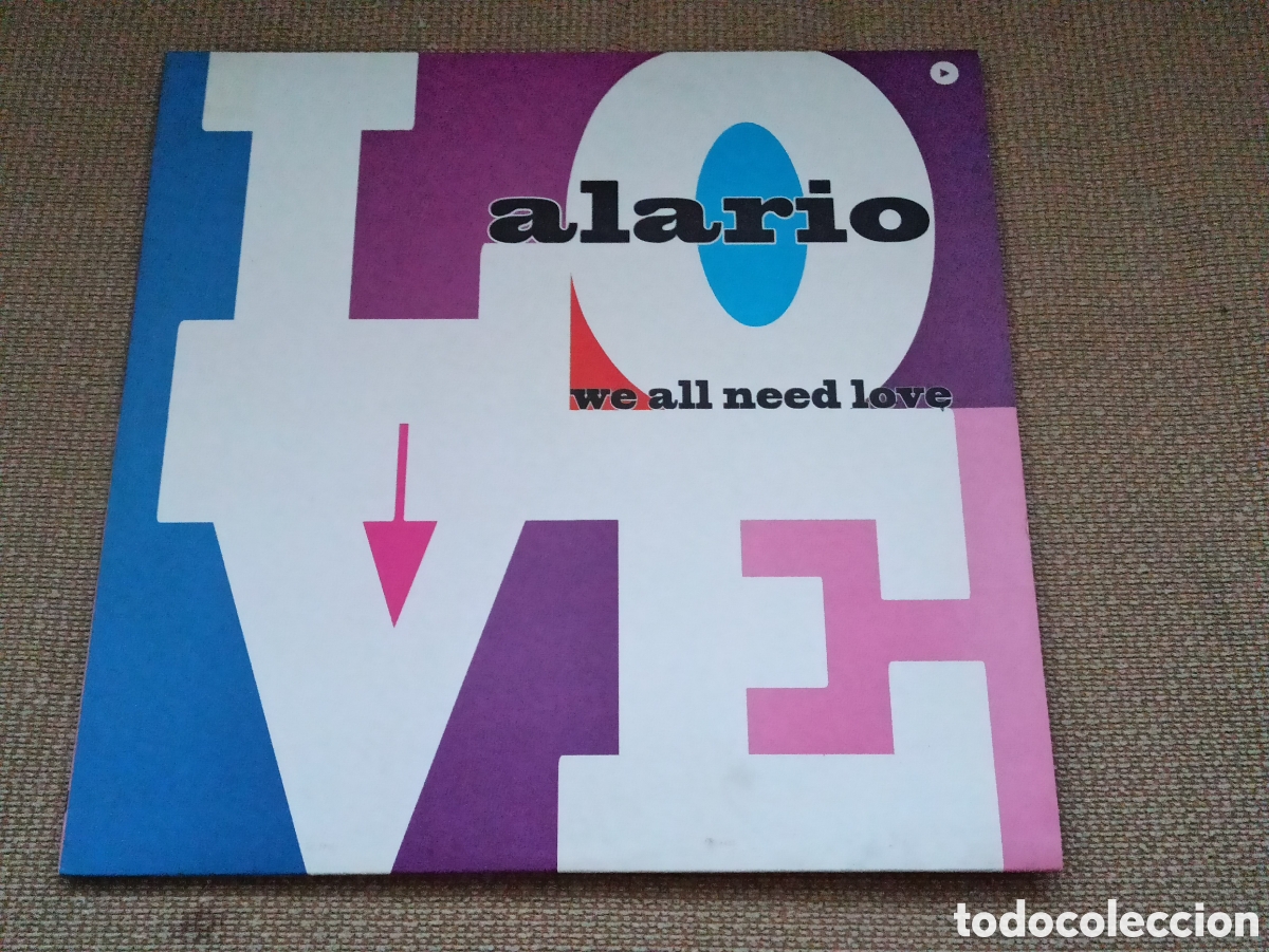 Discos de vinilo: Alario - We All Need Love (12&rdquo;) - Foto 1