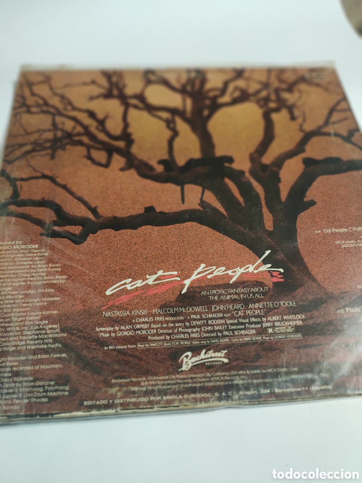 Discos de vinilo: VIN2270 giorgio moroder cat people VINILO DE SEGUNDAMANO - Foto 2
