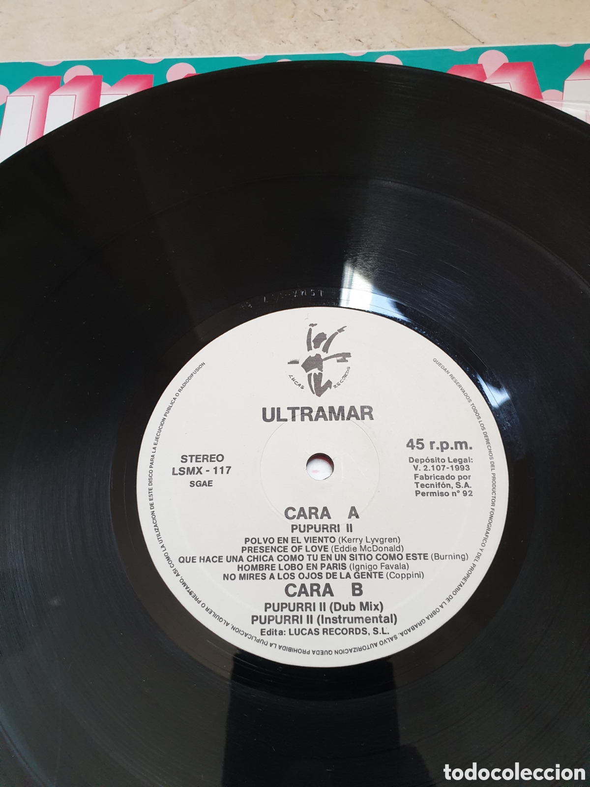 Discos de vinilo: Ultramar - corazon de metal - Foto 3