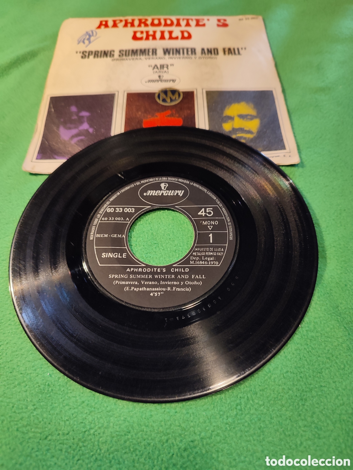 Discos de vinilo: Aphrodites Child - Spring, summer, Winter and Fall - Foto 2