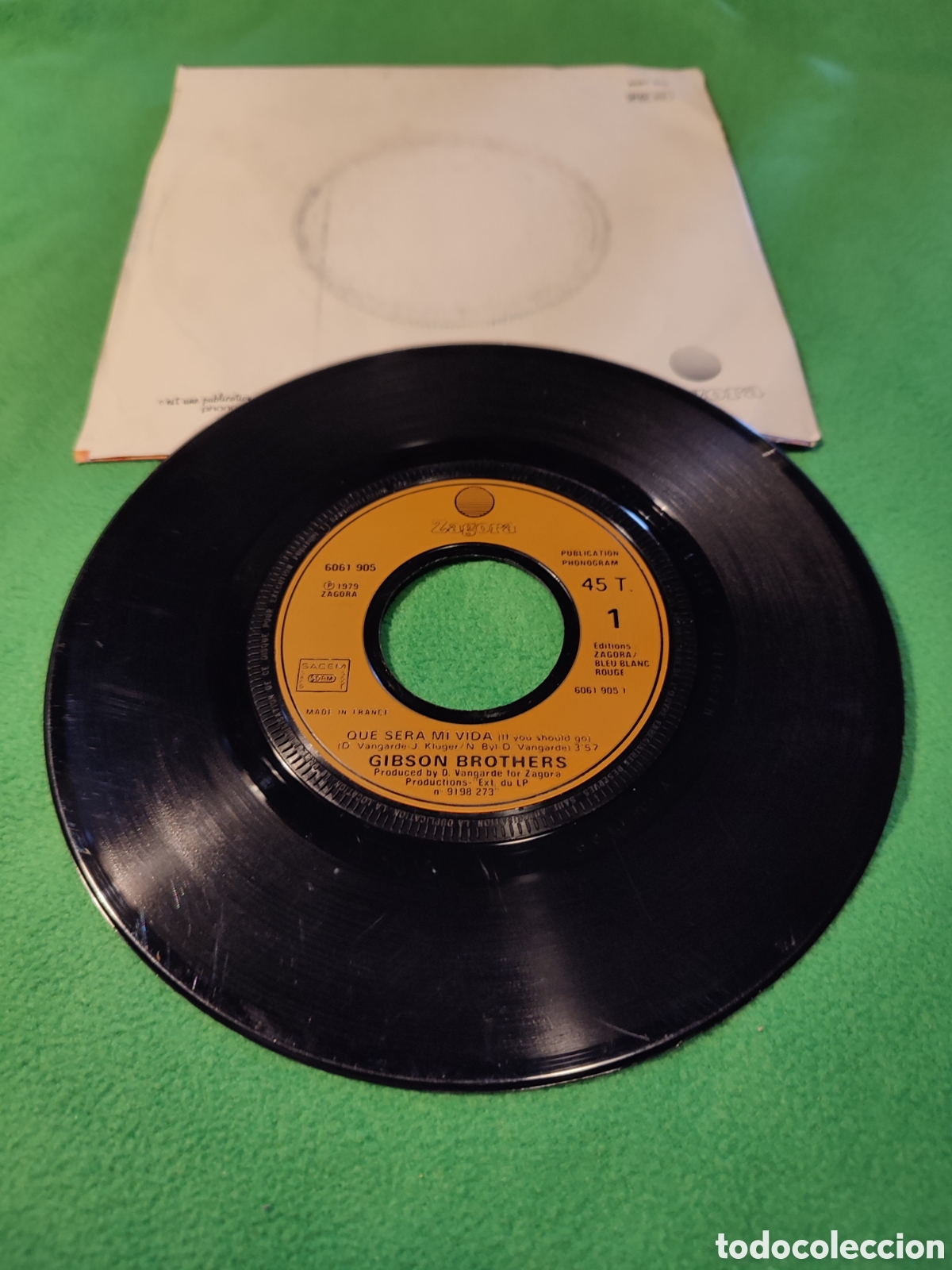 Discos de vinilo: Gibson Brothers - Que ser&aacute; mi vida - Foto 2
