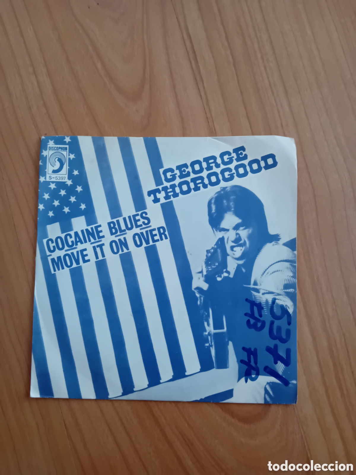 Discos de vinilo: GEORGE THOROGOOD. COCAINE BLUES - Foto 1