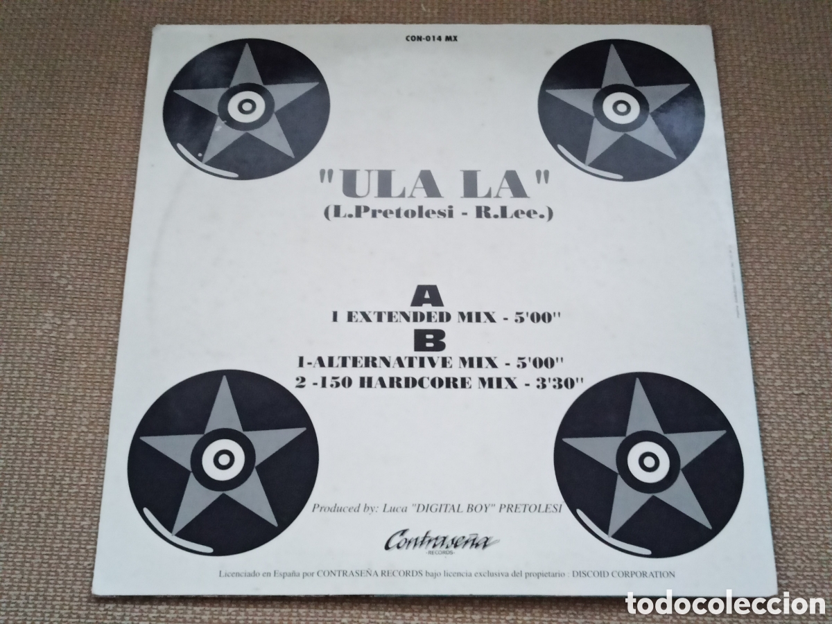 Discos de vinilo: Ronny Money - Ula La (12&rdquo;) - Foto 2