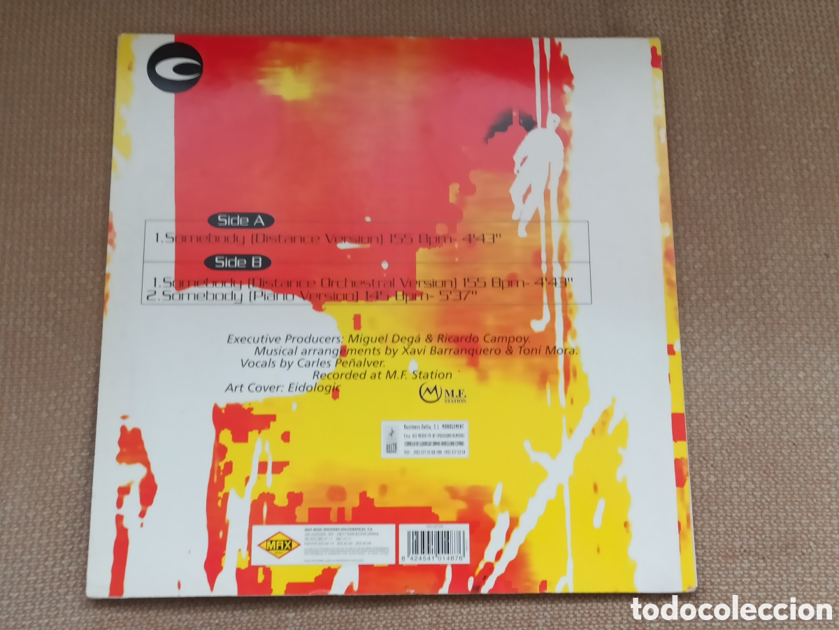 Discos de vinilo: Escape - Somebody (12&rdquo;) - Foto 2