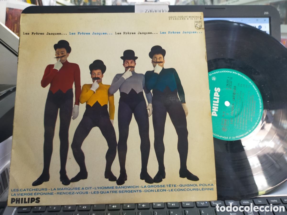 Discos de vinilo: Les freres jacques LP n&uacute;m.8 10 Francia - Foto 1