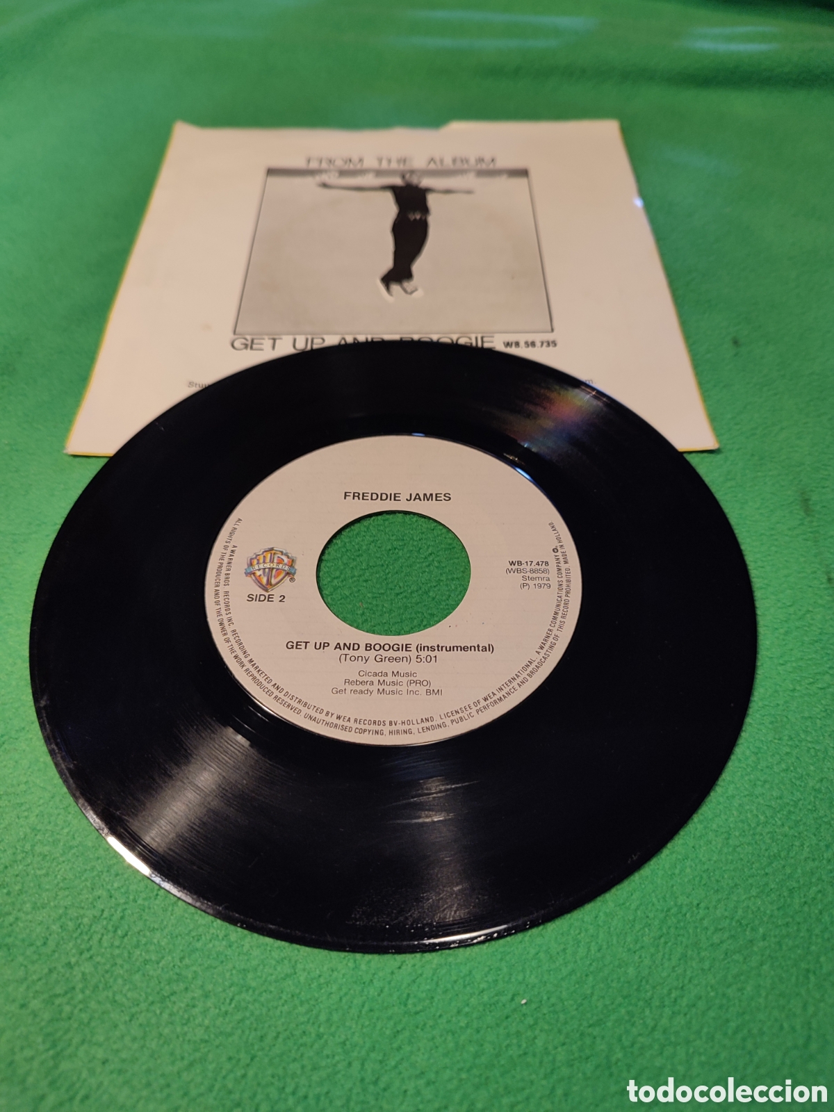 Discos de vinilo: Eddie James - Get Up and boogie - Foto 2