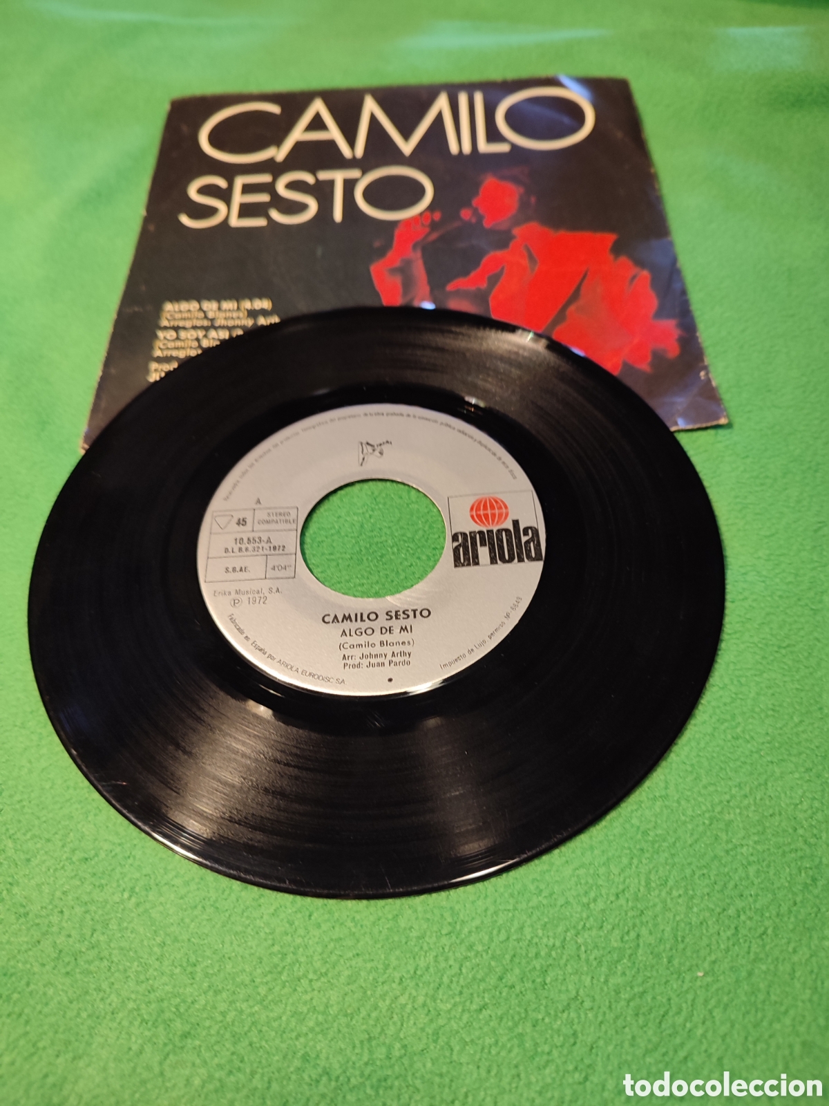 Discos de vinilo: Camilo Sesto - Algo de mi - Foto 2