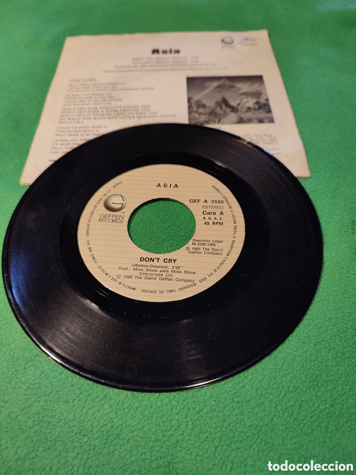 Discos de vinilo: Asia - Dont cry - Foto 2