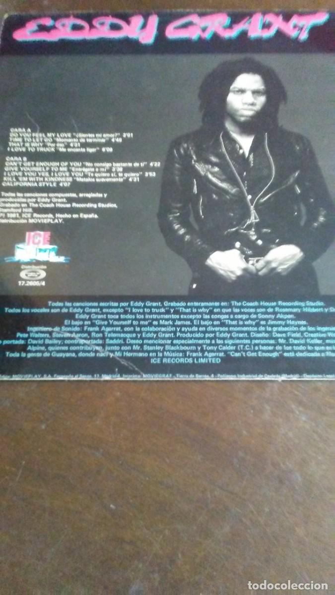 Discos de vinilo: EDDY GRANT - CAN&acute;T GET ENOUGH - 1981 - Foto 2