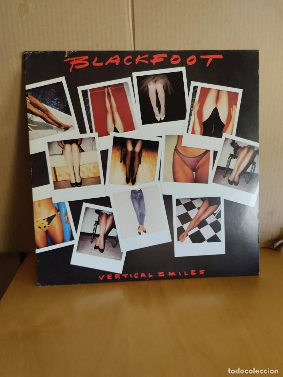 Discos de vinilo: BLACKFOOT ---- VERTICAL SMILES - Foto 1