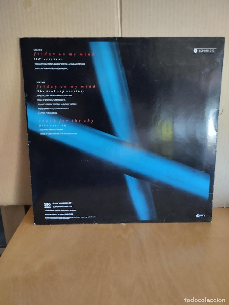 Discos de vinilo: GARY MOORE --- FRIDAY ON MY MIND - MAXI - Foto 2