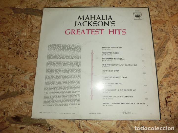 Discos de vinilo: MAHALIA JACKSON - GREATEST HITS - Foto 2
