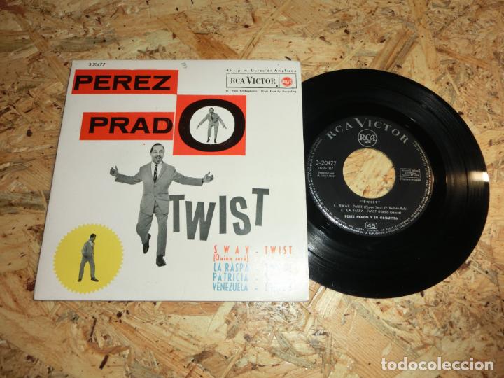 Discos de vinilo: PEREZ PRADO - TWIST - SWAY TWIST + 3 - Foto 1