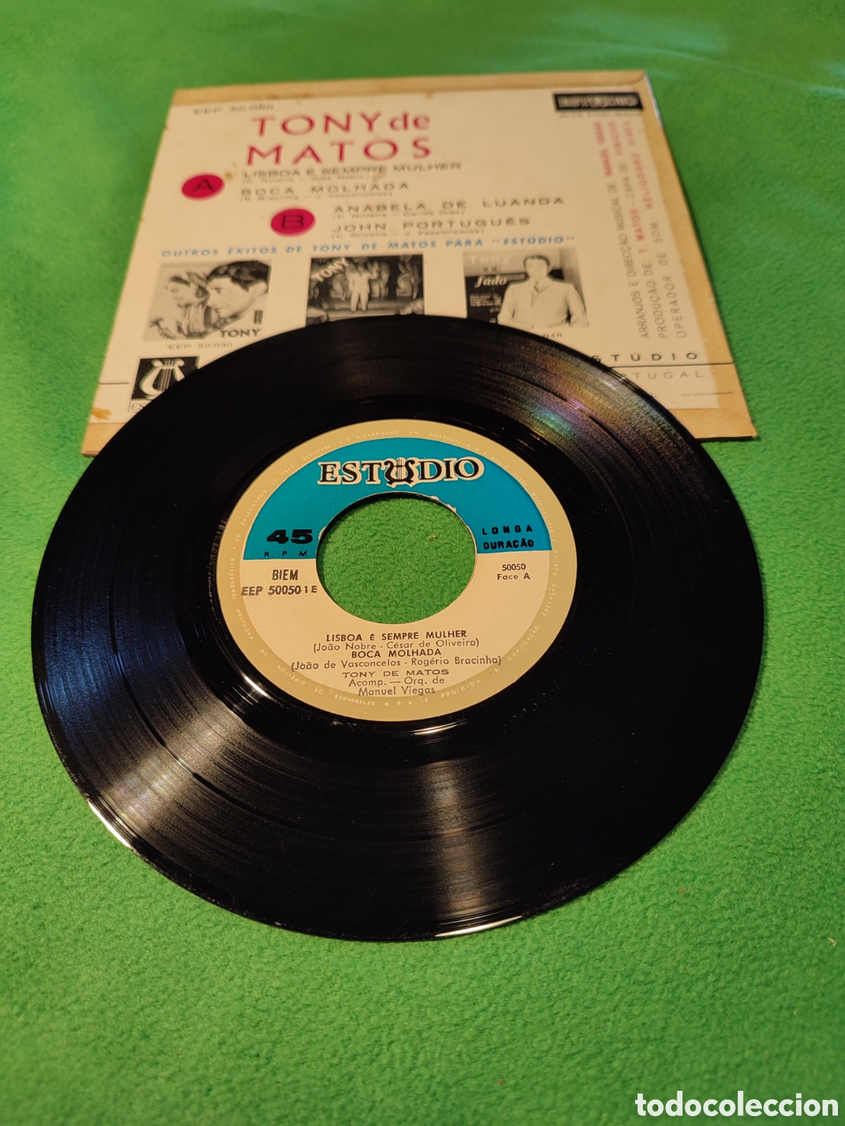 Discos de vinilo: Tony de Matos - Lisboa e sempre mulher + 3 - Foto 2