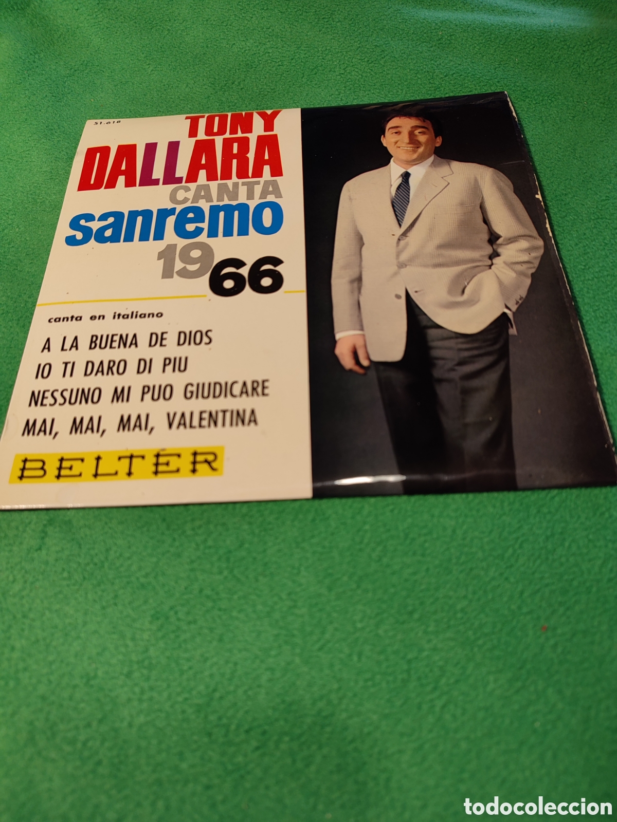 Discos de vinilo: Tony Dallara - A la buena de Dios + 3 - Foto 1