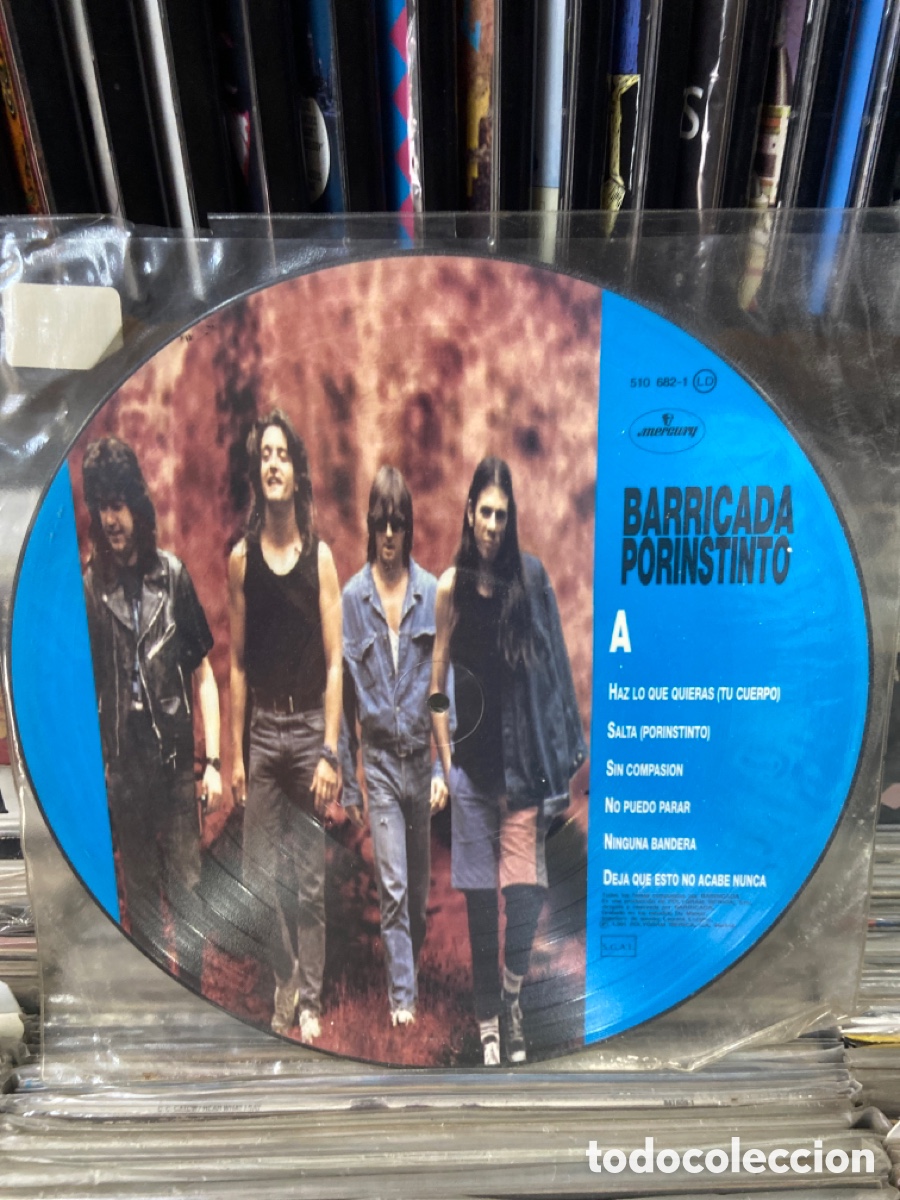 Discos de vinilo: Barricada por instinto picture disc - Foto 2