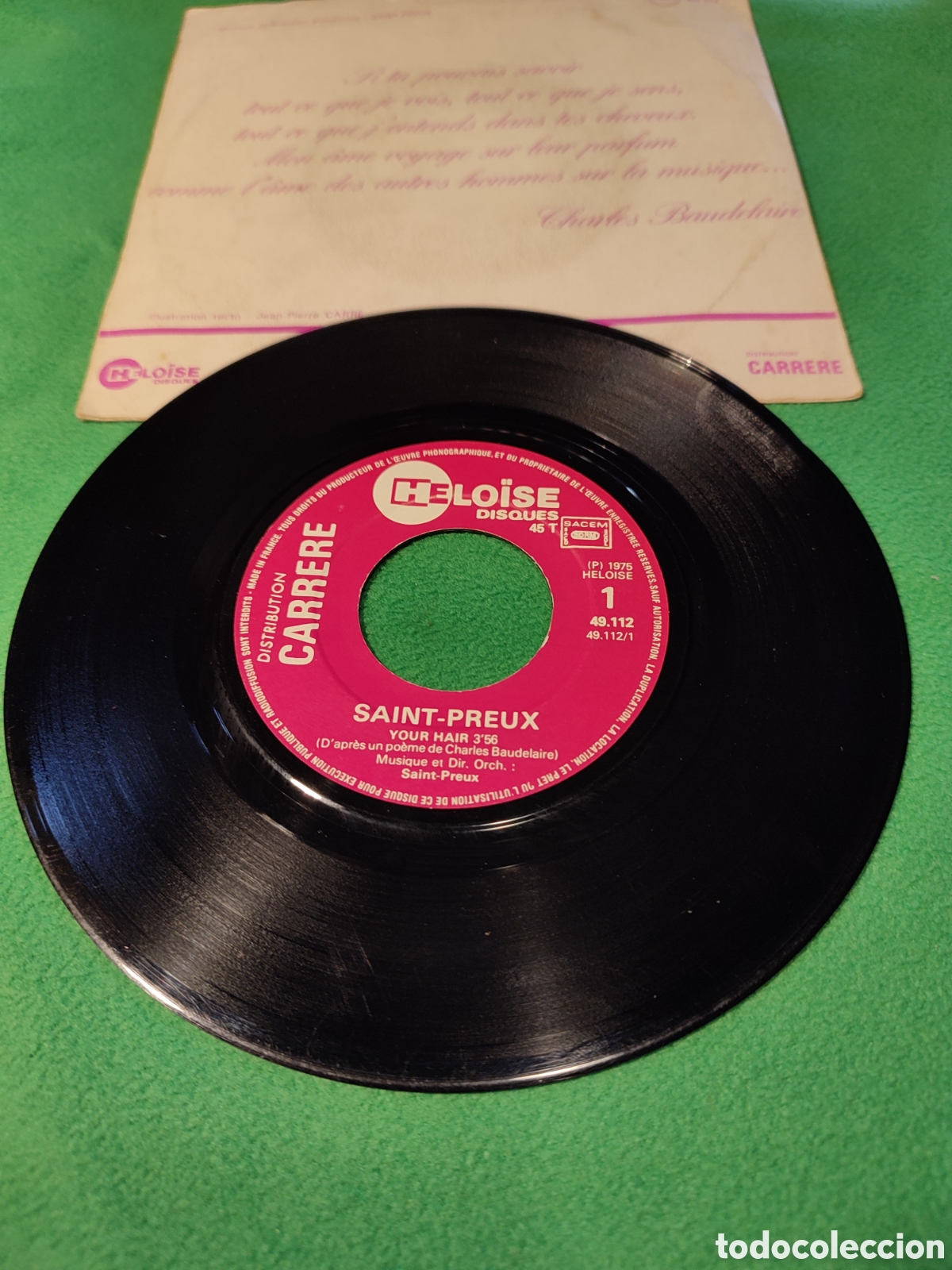 Discos de vinilo: Saint -Preux - Your hair - Foto 2